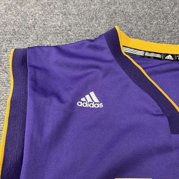 VTG Los Angeles Lakers Jersey Men M Adidas #12 Dwight Howard NBA Purple Away - Picture 4 of 9